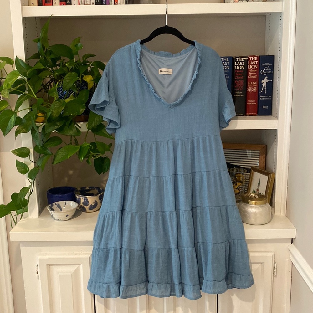 The Impeccable Pig Light Blue Dress
